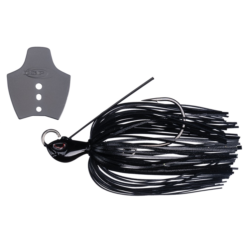 OSP Metal Blade Jig|1/2oz.|3/8oz.|Black|Vivid Pearl White|Green Pumpkin Shad|Golden Shiner|Black/Blue|Green Pumpkin|Bluegill