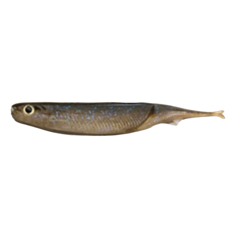 Prize Sould Shad|LB Moroko|LB Wakasagi|Arkansas Shiner|Smoky Pearl|Golden Shiner|5.9″ – 3/7oz. (5 Pack)