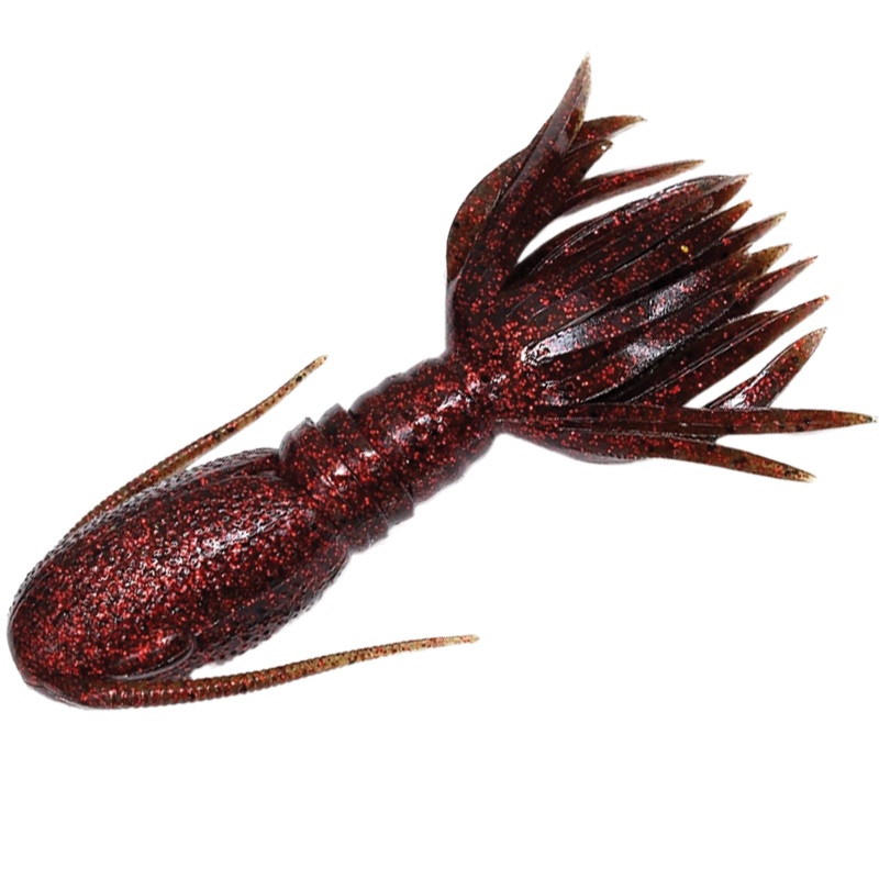 Signal Mamba|Dark Cinnamon Purple|Mimizu|Crawfish|4″ (6 Pack)