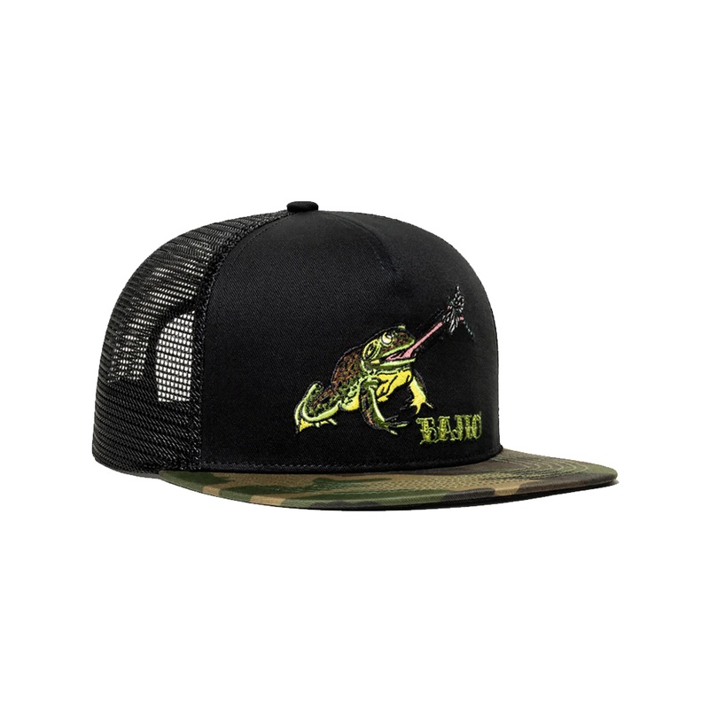 Bajio – Hats|Carp – Performance Hat|Frog – Trucker Hat|Largemouth Bass (Black/Camo) – Patch Trucker Hat|Largemouth Bass (Ivory/Brown) – Patch Trucker Hat|Golden Trout – Corduroy Hat|Trout – Patch Trucker Hat
