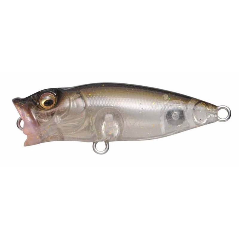 Megabass Baby Popx BFS|2″ – 3/16oz.|Galaxy Smoke|GG Perch|GG Wakasagi|Mat Black Bone|White Butterfly