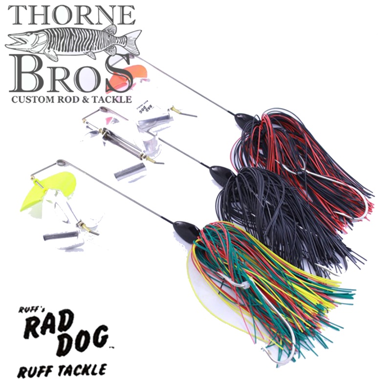 Ruff Tackle Rad Dog Buzz|Black/Nickel|Black/Orange/Orange|Firetiger/Chartreuse