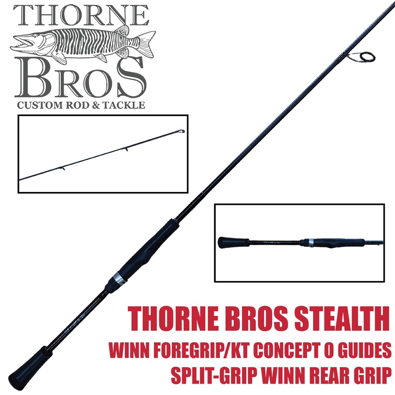 Thorne Bros Stealth Bass/Walleye Rods – Spinning