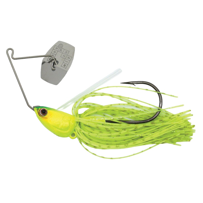 Bass Puzzle Grass Peice Flex|5/8 oz.|Golden Chartreuse|Violet Gill|White Shad|Soft Ayu|Sweet Gold|MS Smoke Shad