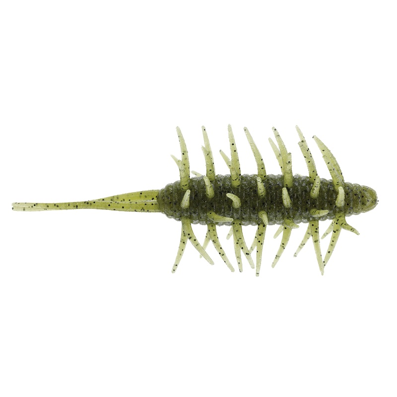 Hideup Coike Shrimp XL|67mm (3 Pack)|Grass Shrimp|Green Pumpkin|Light Green Pumpkin Blue Flake