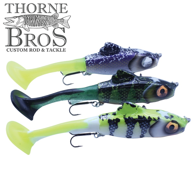 Zilla Baits Junior Hooker|Cut Throat Perch|Frosted Cisco (Chartreuse Tail)|Frosted Cisco (White Tail)|Frosted Walleye|Crappie|Zombie Walleye|Zombie Musky (White Tail)|Zombie Musky (Black Tail)|Walleye (Walleye/White Tail)|Walleye (Walleye/Black Tail)|Crim