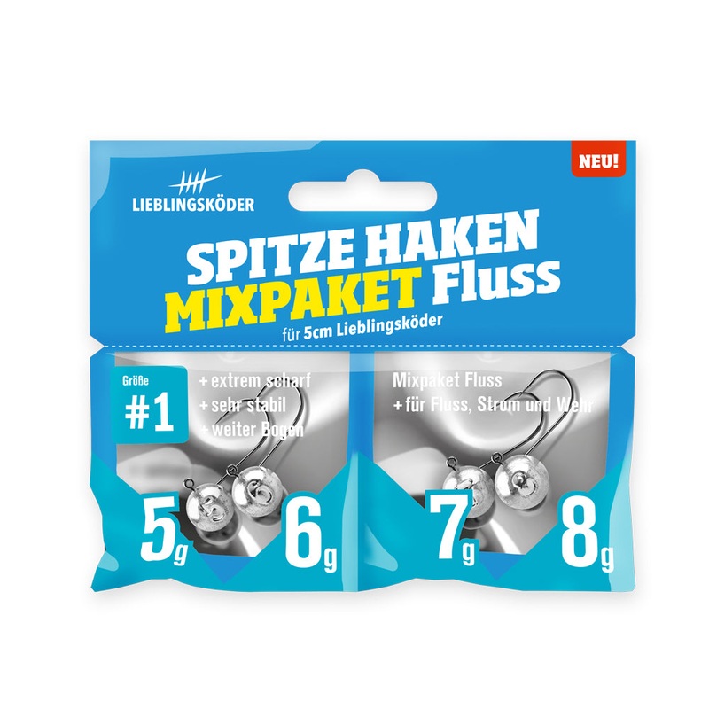 Spitze Haken #1|1 g|2 g|3 g|4 g|5 g|6 g|7 g|8 g|10 g|12 g