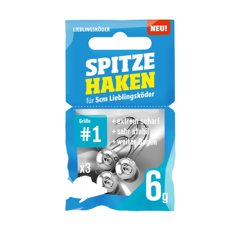 Spitze Haken #1|1 g|2 g|3 g|4 g|5 g|6 g|7 g|8 g|10 g|12 g