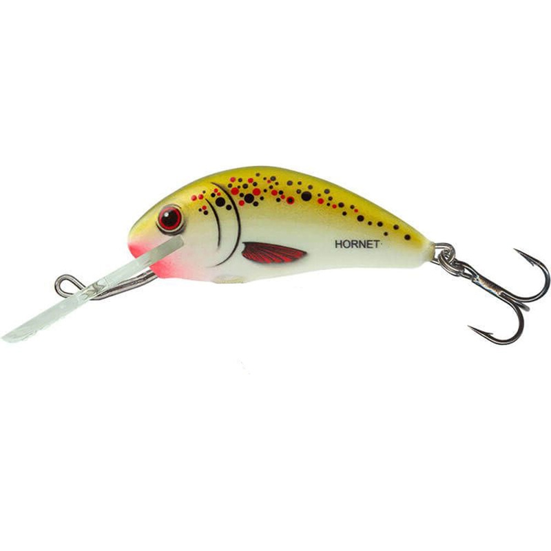 Hornet 2,5 cm (Sinking)|Ayu|Beetle|Green Tiger|Holographic Grey Shiner|Holographic Oikawa|Holographic Super Bleak|Hot Perch|Olive Hot Spot|Pearl Shad|Trout