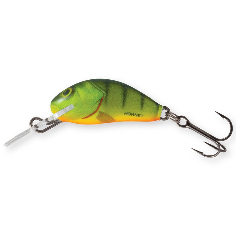 Hornet 3,5 cm (Floating)|Hot Perch|Trout|Green Tiger|Holographic Grey Shiner|Gold Fluo Perch|Ayu|UV Purple|Olive Hot Spot|Holographic Oikawa|Holographic Super Bleak|Pearl Shad