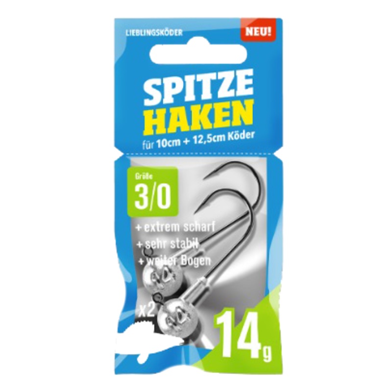Spitze Haken 3/0|4.0 g|5.0 g|6.0 g|8.0 g|10.0 g|12.0 g|14.0 g|16.0 g|18.0 g|20.0 g|24.0 g