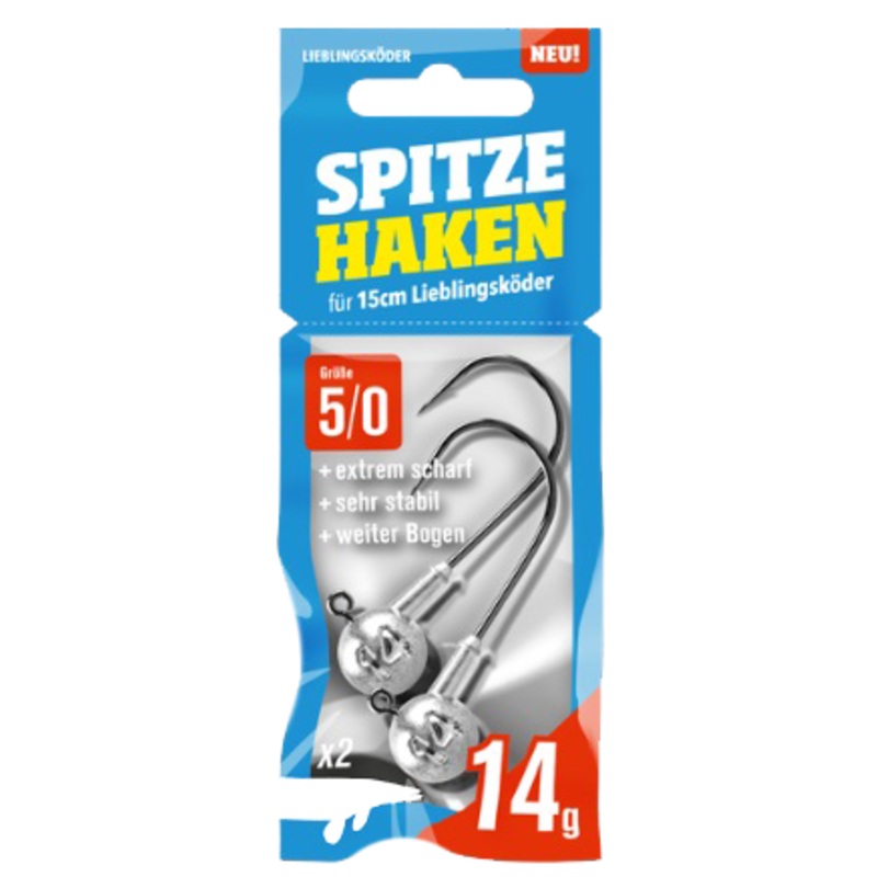 Spitze Haken 5/0|6.0 g|8.0 g|10.0 g|12.0 g|14.0 g|16.0 g|18.0 g|20.0 g