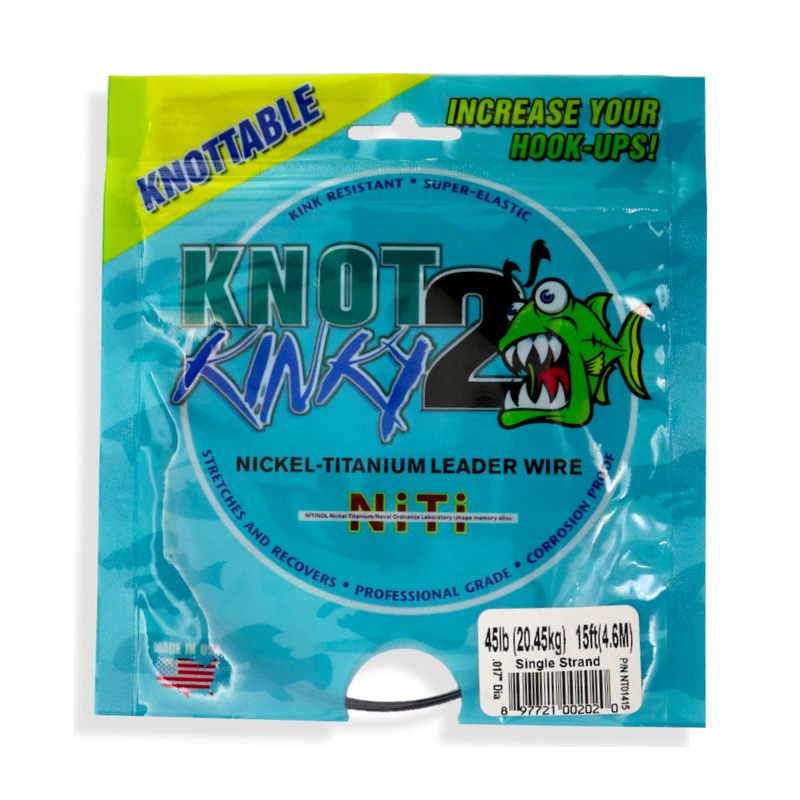 Knot 2 Kinky 1×1 Nickel-Titanium Vorfach / 4,5 m