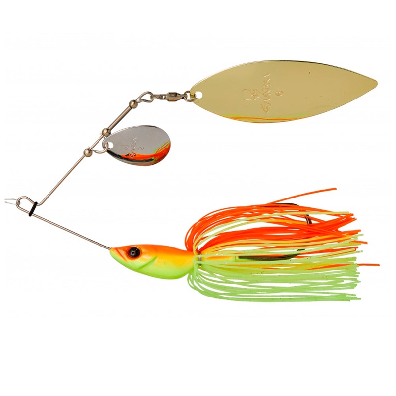 Spinnaker / Spinnerbait|7.0 g / 1/4 oz|14.0 g / 1/2 oz|21.0 g / 3/4 oz|Fire Tiger|Perch|Red Head|Electric Pike|Black Chicken|Champagne