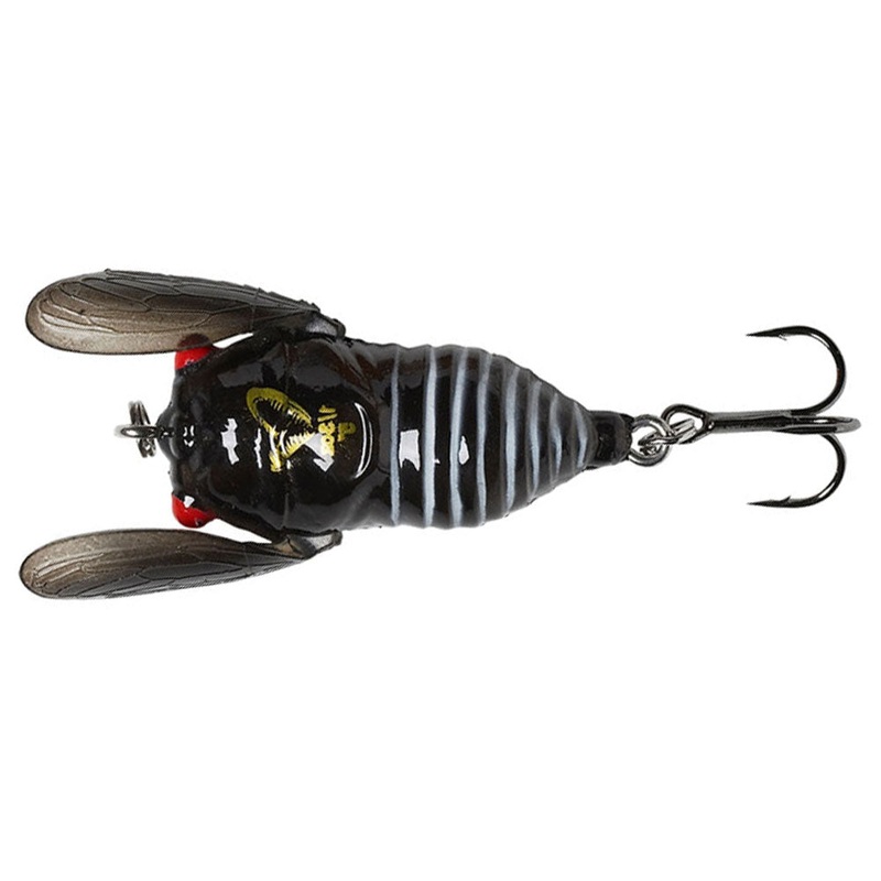 3D Cicada 3,3 cm / 3,5 g|Black|Brown|Green