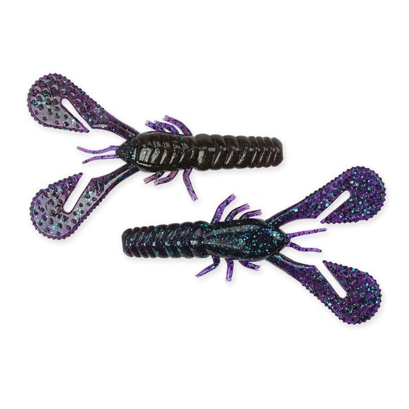 Turbo CrawZ 9 cm (4)|Bama Bug|Canada Craw|Dark Melon Red|Fire Craw|Green Pumpkin|Green Pumpkin / Orange|Molting Craw|Okeechobee Craw