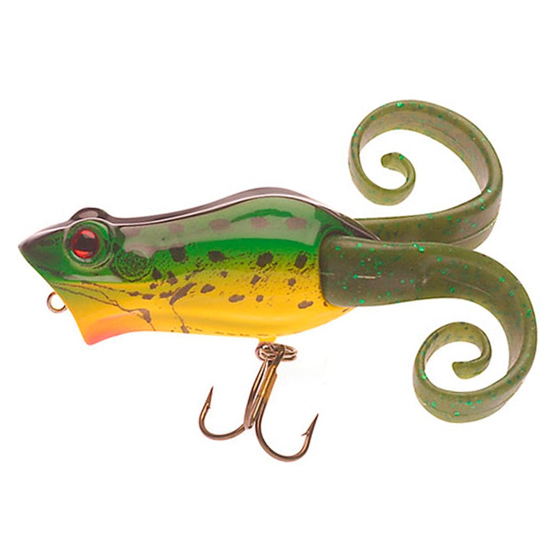 Frenzy Power Pop Frog|Bullfrog|Chartreuse|Leopard