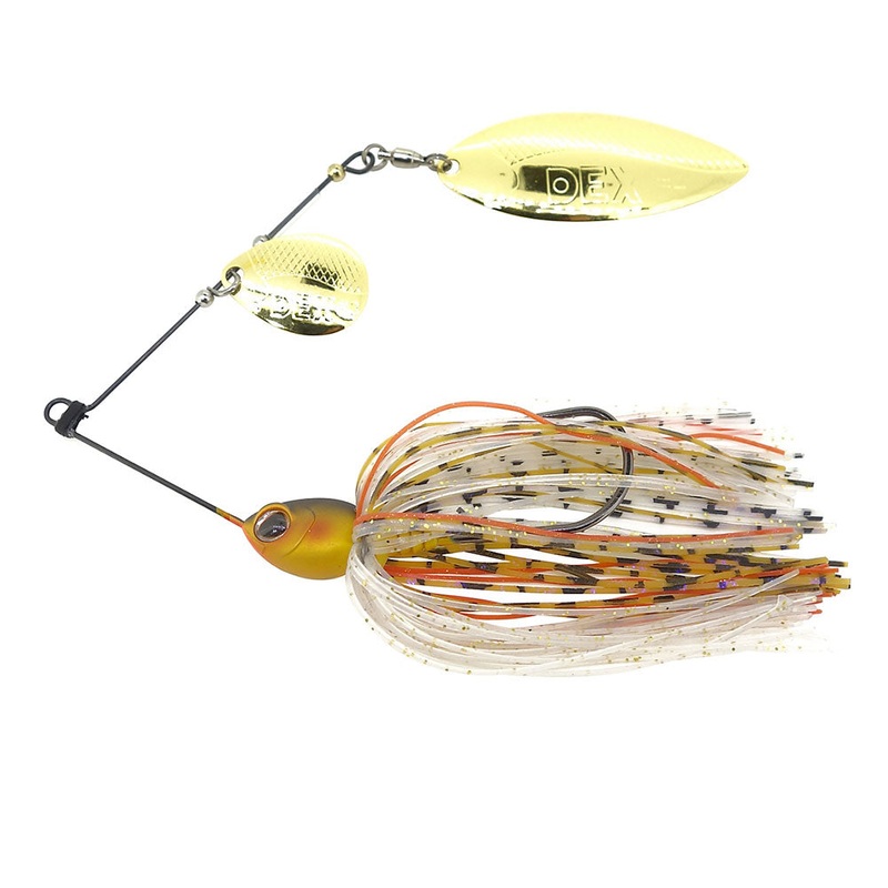 DEX Spinnerbait 14 g|Blue Back Chartreuse|Matt Kinkuro|RD Shad|Pearl White