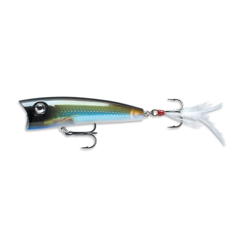X-Rap Pop 7 cm|Pearl Grey Shiner|Chartreuse Ghost|Moss Back Shiner|Yellow Perch
