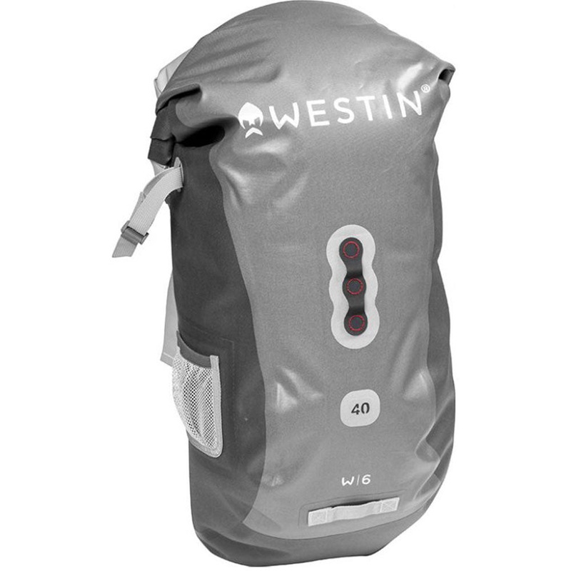 W6 Roll-Top Backpack Silver/ Grey / 40 L