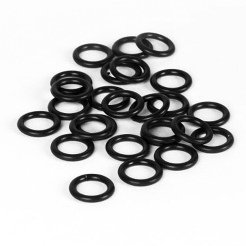 Wacky Rigging O-Rings|5” – 7”|3” – 4”|Black|Red