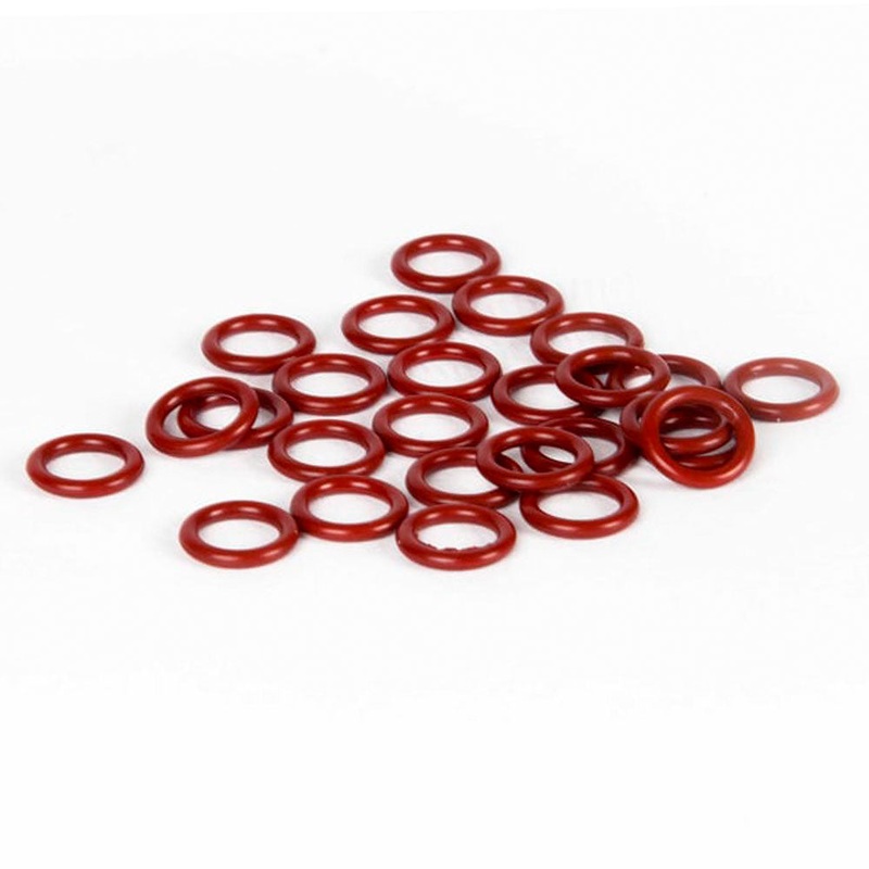 Wacky Rigging O-Rings|5” – 7”|3” – 4”|Black|Red