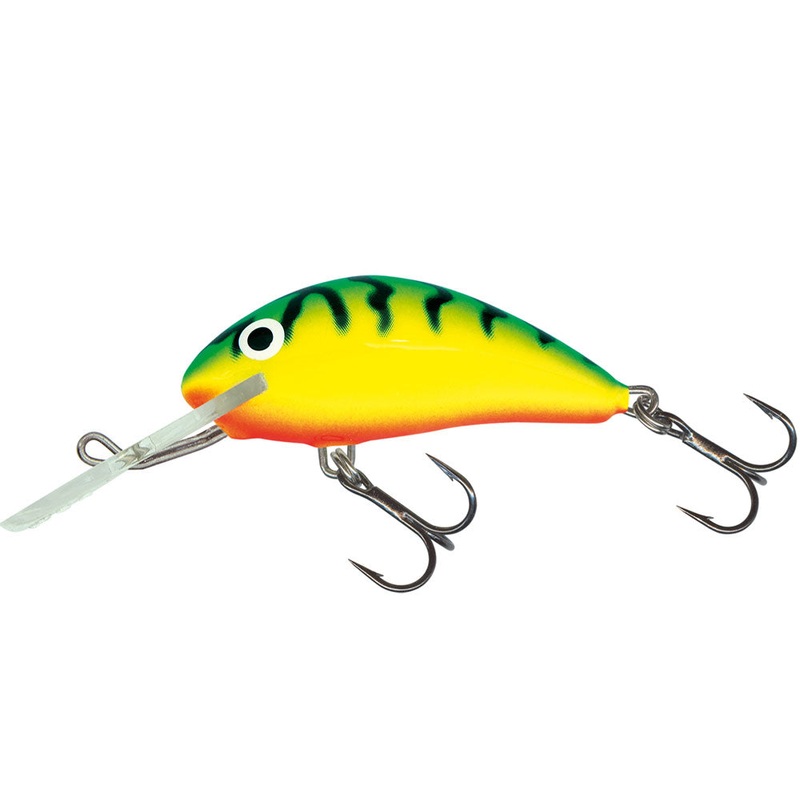 Hornet 6 cm (Sinking)|Green Tiger|Holographic Grey Shiner|Hot Perch|Olive Hot Spot