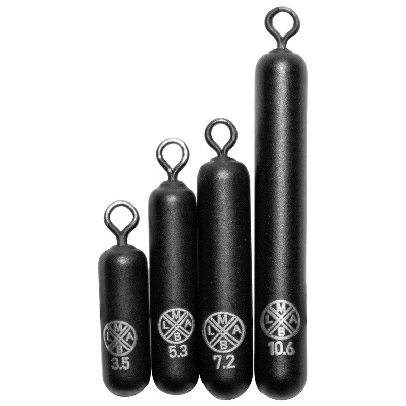 Tungsten Round Eye Stick|Matt Black|3.5 g|5.3 g|7.2 g|10.6 g