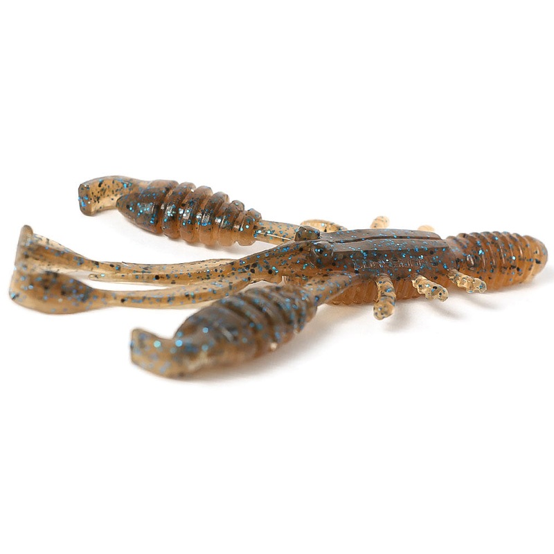 D-Craw|3″ / 7.6 cm|3.5″ / 8.9 cm|4″ / 10.2 cm|Blue Sugar|Butter Craw|Flash Blossom|Green Pumpkin Chartreuse|Midnight Blue|Mossy Pumpkin Pepper|Red Marsh Craw