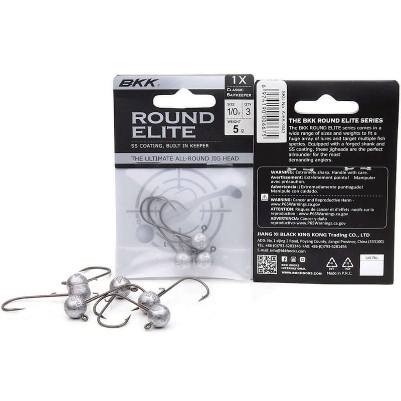 Round Elite Classic Bait Keeper / Jighaken (3 Stck)