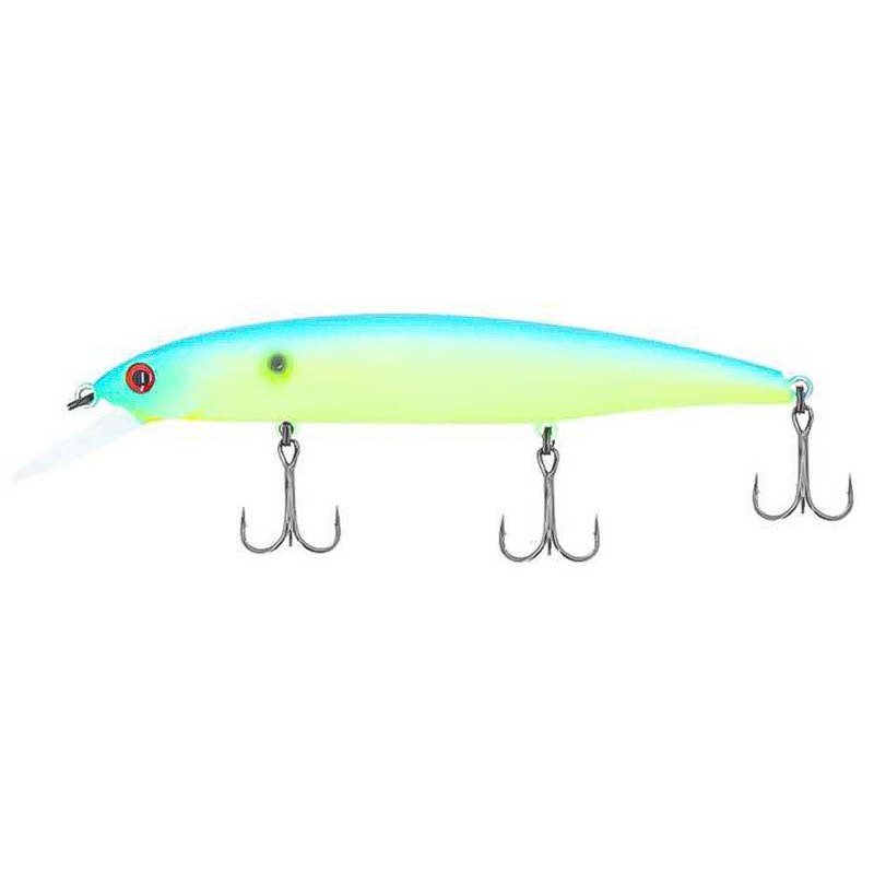 Mogul Minnow 130SP|Blue Back Chart / Lime|Grass Pike|Hot Tiger|Pearl Shad / Lime|Perch|Pike UV|Pink Back Chart / Lime|Silver Black