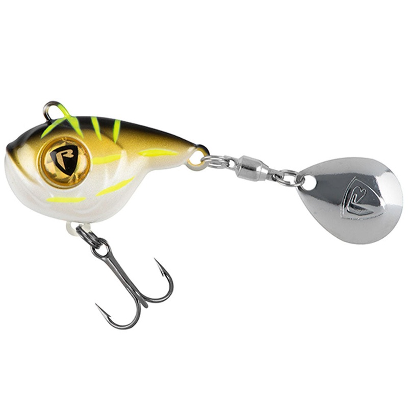 Ultra UV Big Eye Spin|6 cm / 14 g|5 cm / 8 g|7 cm / 20 g|7.5 cm / 26 g|Pike|Black & Gold|Bleak|Firetiger