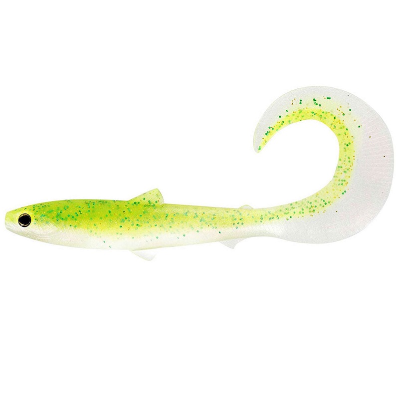 BullTeez Curltail|14 cm|8 cm|10 cm|Sparkling Chartreuse|Sparkling Blue|Gold Rush|Motoroil Pepper|Dirty Harbor|Bling Perch|Official Roach|Black / Chartreuse|Bass Orange|Fireflash|Pearl Sand|Headlight