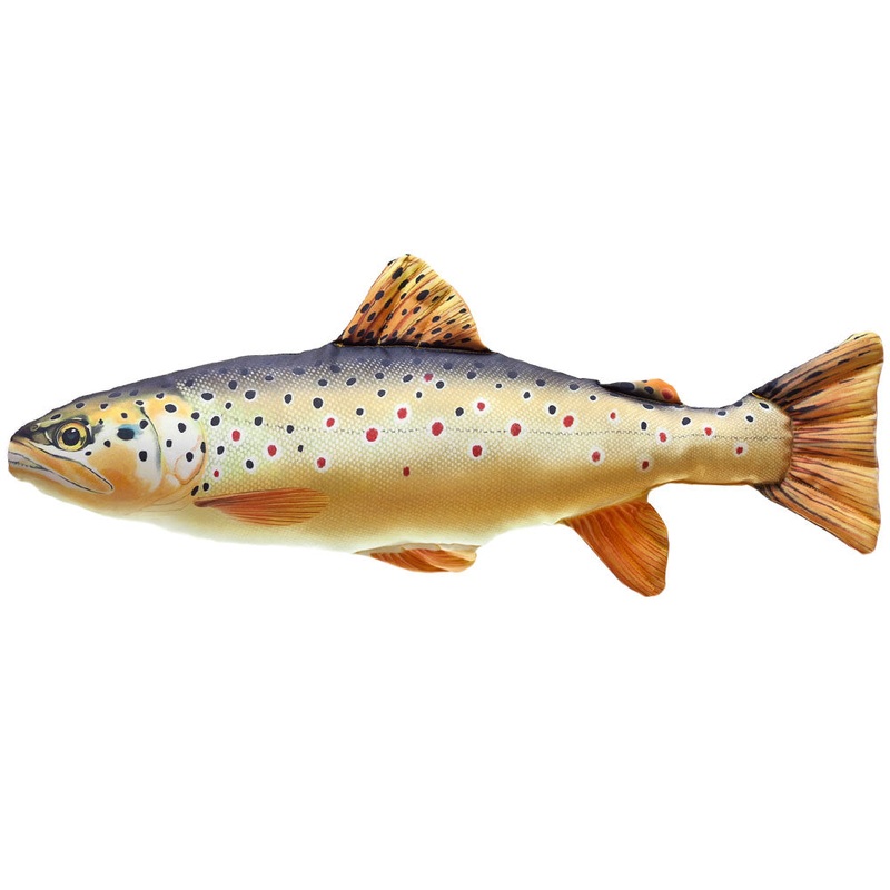 Fischkissen Bachforelle|35 cm