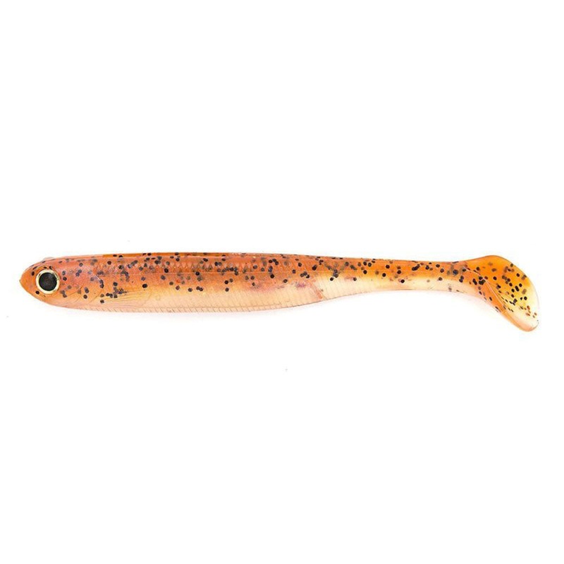 Spoon Tail Live Roll|5″ / 12.7 cm|6″ / 15.2 cm|Akagaeru|Green Pumpkin Shrimp|Gold Shad|High Visible Chartreuse