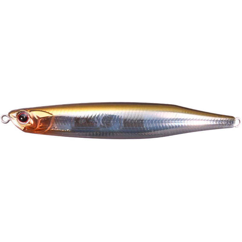 Bent Minnow 86 F|Champagne Half Mirror|Ghost Lime Chart|Ghost Minnow|Pink Head/ Chartreuse|Wakasagi