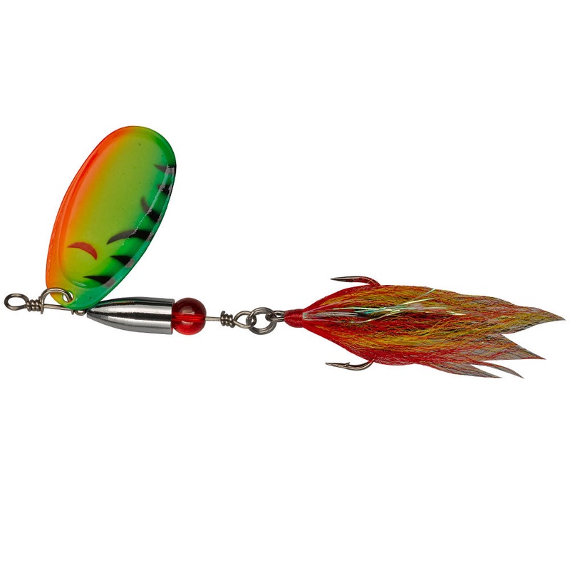 Buck Pike Spinner||5 / 20 g||4 / 18 g||6 / 24 g|Fire Tiger|White Red|Rainbow Trout|Perch|Bleek|Full Silver