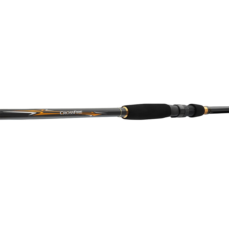 Crossfire (Spinning)|702L / 210 cm / 5-25 g|802M / 240 cm / 15-40 g|802MH / 240 cm / 20-60 g|802H / 240 cm / 40-100 g|902M / 270 cm / 15-40 g|902MH / 270 cm / 20-60 g|1002ML / 300 cm / 10-40 g