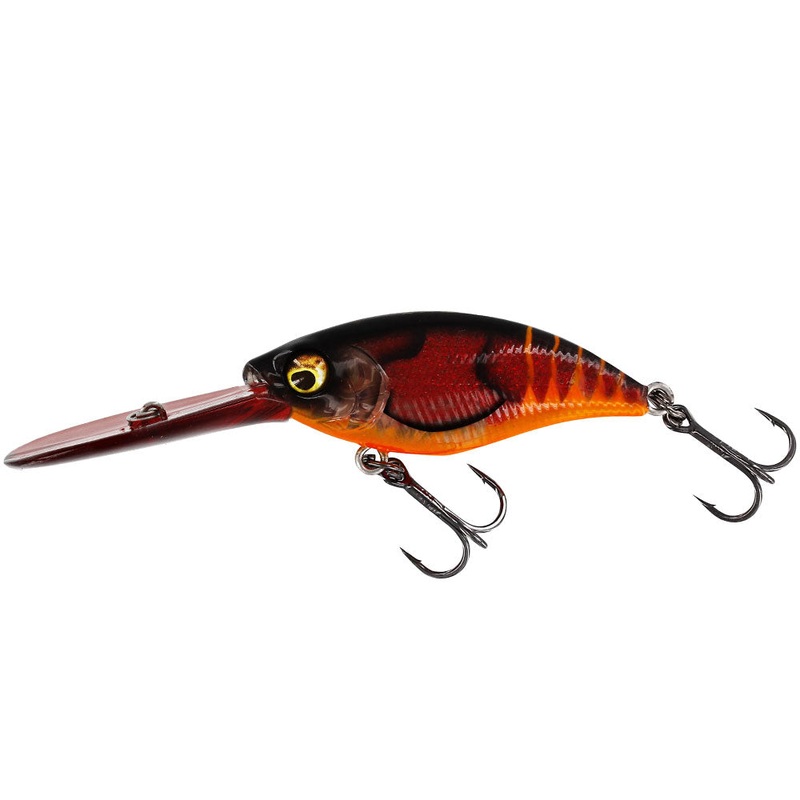 BuzzBite DR Crankbait|6.5 cm / 14 g|Steel Sardine|3D Fire Craw|3D Headlight|Bling Perch|Official Roach|Firetiger