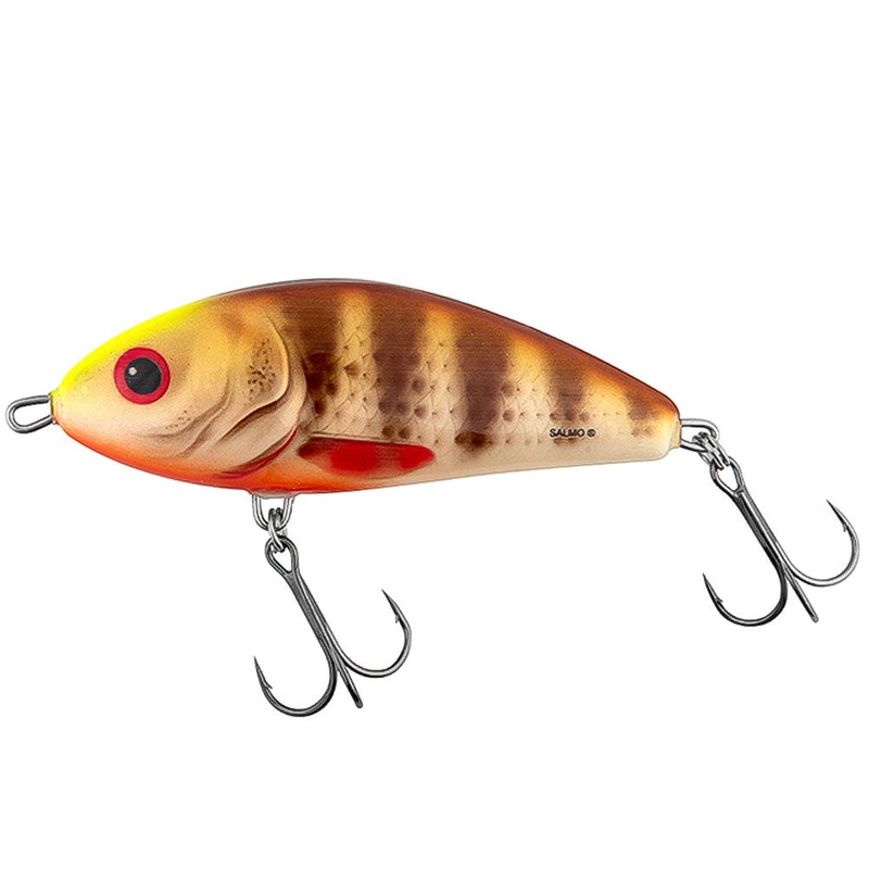 Fatso 10 cm|Floating / 48 g|Sinking / 52 g|Spotted Brown Perch|Holo Smelt