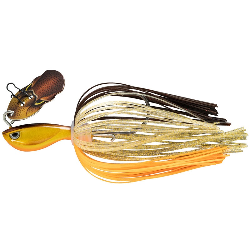 Rap-V Pike Bladed Jig|17.0 g|21.0 g|28.0 g|Baby Bass|Crawdad|Firetiger|Gold|Hot Tiger|Live Roach|Silver Fluorescent Chartreuse