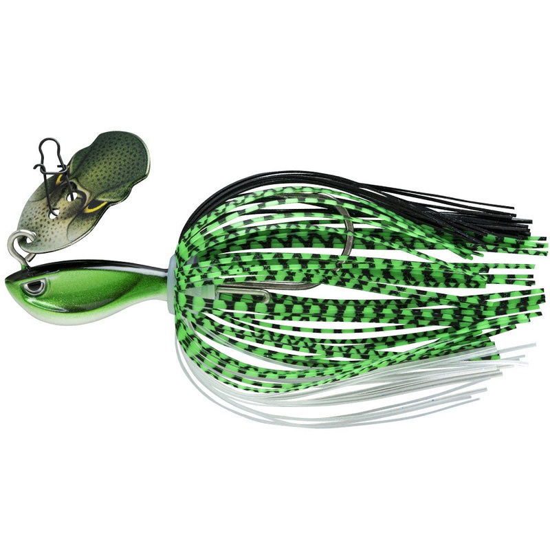 Rap-V Pike Bladed Jig|17.0 g|21.0 g|28.0 g|Baby Bass|Crawdad|Firetiger|Gold|Hot Tiger|Live Roach|Silver Fluorescent Chartreuse