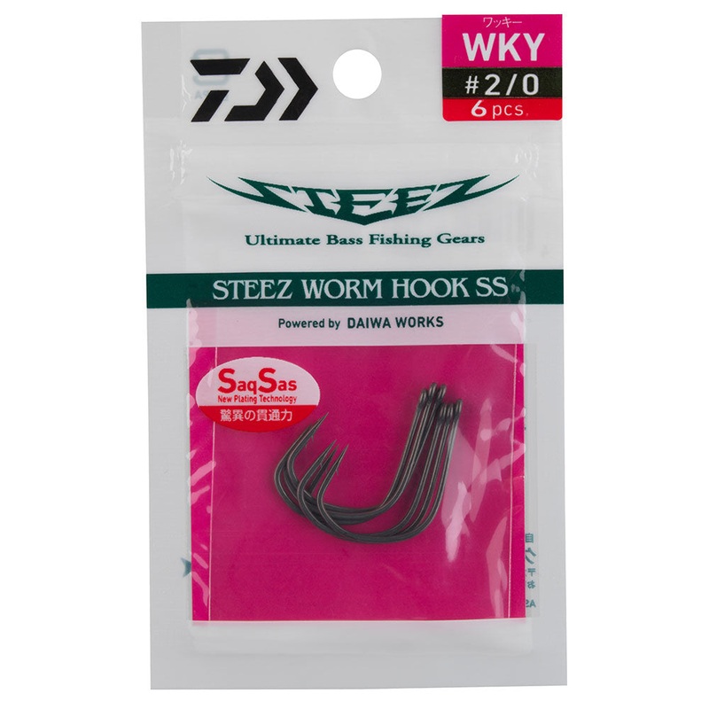 Steez Worm Hook SS WKY|1/0|2/0||1