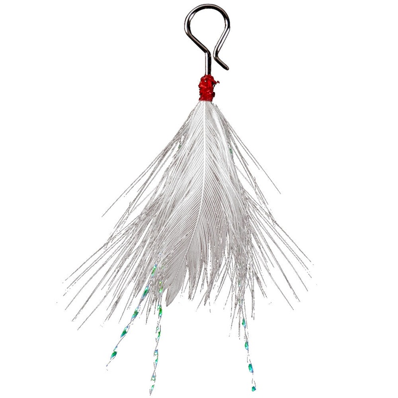 Hook Feather 4,9 cm|Red|White