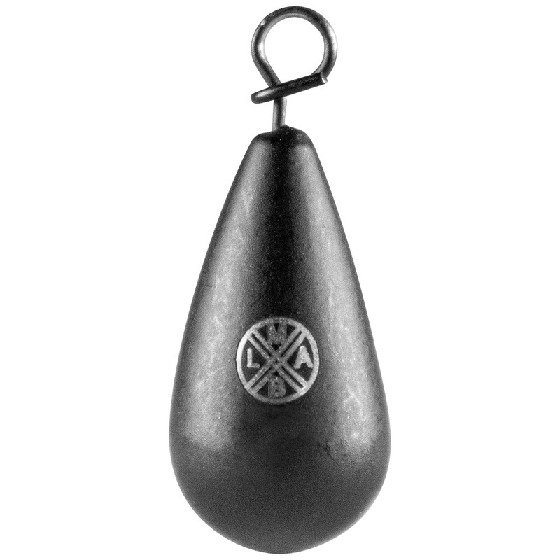 Tungsten Jika Sinker|Matt Black|3.5 g|5.3 g|7.2 g|10.6 g|14.0 g|21.0 g