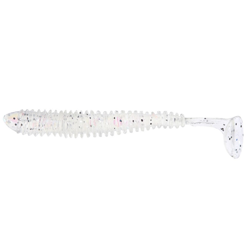 Shirasu Street Worm Paddler|5 cm|7.5 cm|Crystal|Motoroil|Green Pumpkin Amber Red|Green Pumpkin|Purple Chartreuse
