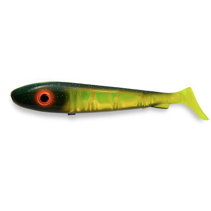 McRubber (21 cm)|Baby Pike (Flash Series)|Black’n Chartreuse|BluePearl|Copper Shad by Snoken|Crappie Burbot (Flash Series)|Electric Pike Flash (UV Series)|Fegis|Fire Tiger|Lake Miltona Walleye|Lemon Head|Motoroil|Motoroil Black Back (Flash Series)|Natural
