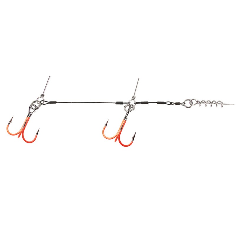 PRO UV Orange Stinger|SS 100 lb (45 kg) | Giant Tandem | 3/0|SS 100 lb (45 kg) | Original Tandem | 2/0|SS 60 lb (27 kg) | Junior Tandem | |1|SS 40 lb (18 kg) | Tournament Single | |1|SS 40 lb (18 kg) | Nano Single | |2