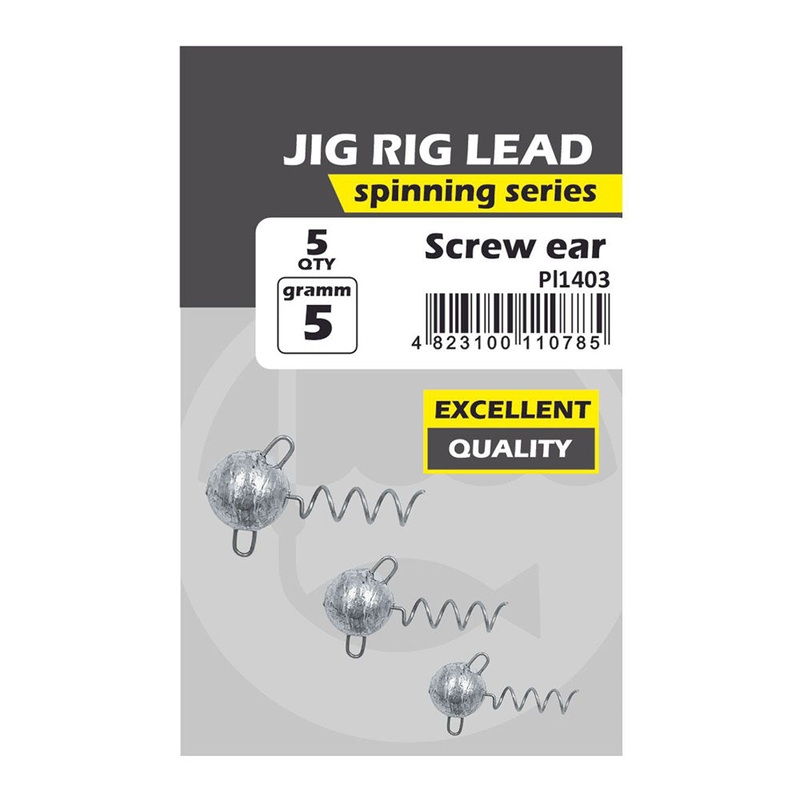 Jig Screw Ear Rig|5 g|7 g|10 g|12 g|15 g|20 g