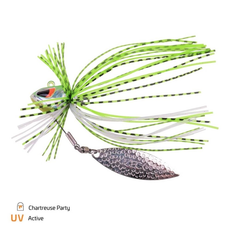 Barsch-Alarm Spinner-Rushka|5 g|7,5 g|10 g|12,5 g|15 g|Baitfish|Chartreuse Party|Moor Fire|Moor Kiwi